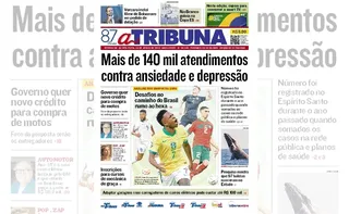 Imagem ilustrativa da imagem Confira os destaques do jornal A Tribuna desta quinta-feira