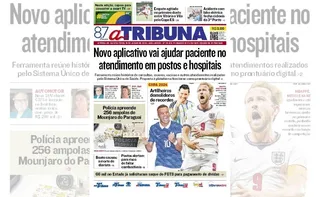 Imagem ilustrativa da imagem Confira os destaques do jornal A Tribuna desta quinta-feira