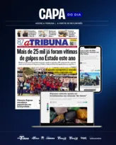 Imagem ilustrativa da imagem Confira os destaques do jornal A Tribuna desta segunda-feira