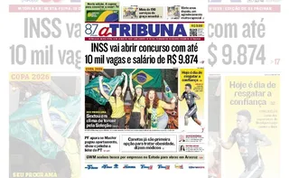 Imagem ilustrativa da imagem Confira os destaques do jornal A Tribuna desta sexta-feira
