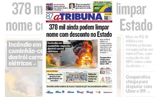 Imagem ilustrativa da imagem Confira os destaques do jornal A Tribuna desta terça-feira