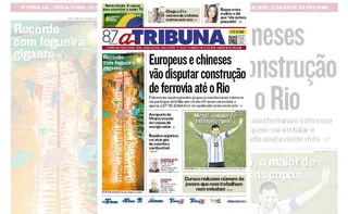 Imagem ilustrativa da imagem Confira os destaques do jornal A Tribuna desta terça-feira