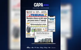 Imagem ilustrativa da imagem Confira os destaques do jornal A Tribuna desta terça-feira