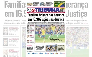 Imagem ilustrativa da imagem Confira os destaques do jornal A Tribuna deste domingo