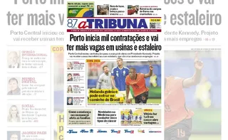 Imagem ilustrativa da imagem Confira os destaques do jornal A Tribuna deste domingo