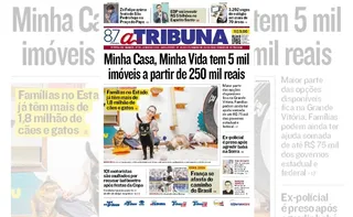 Imagem ilustrativa da imagem Confira os destaques do jornal A Tribuna deste sábado