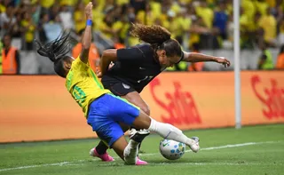 Imagem ilustrativa da imagem Em jogo nervoso, seleção brasileira feminina de futebol perde para os EUA