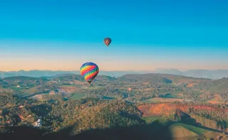 Imagem ilustrativa da imagem Espetáculo de balões no céu de Venda Nova do Imigrante