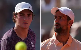 Imagem ilustrativa da imagem Fonseca x Djokovic: sensação brasileira faz maior jogo da carreira contra seu ídolo