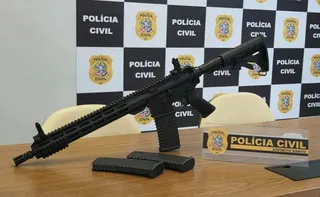 Imagem ilustrativa da imagem Homem é preso com fuzil que seria vendido a traficantes no ES