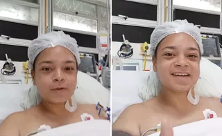 Imagem ilustrativa da imagem Jovem mordida por tubarão em PE diz que está bem: 'vai dar tudo certo'