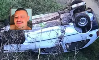Imagem ilustrativa da imagem Jovem morre após carro cair em córrego às margens de rodovia no ES