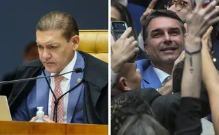Imagem ilustrativa da imagem Kassio manda tirar do ar pesquisa que mostrou recuo de Flávio Bolsonaro