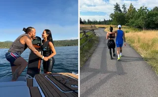 Imagem ilustrativa da imagem Lewis Hamilton assume namoro com Kim Kardashian em álbum nas redes sociais