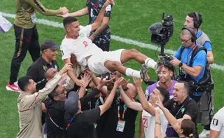 Imagem ilustrativa da imagem Marrocos vence Canadá e garante vaga nas quartas de final da Copa do Mundo