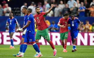 Imagem ilustrativa da imagem Marrocos vira diante do Haiti e avança ao mata-mata da Copa atrás do líder Brasil