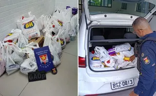 Imagem ilustrativa da imagem Motorista de app foge com compras de passageira e é detido em Vitória