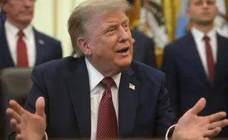 Imagem ilustrativa da imagem Não vamos ceder à violência política, diz Trump em jantar com jornalistas