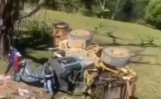 Imagem ilustrativa da imagem Operador morre em acidente com retroescavadeira em Cachoeiro de Itapemirim