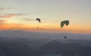 Imagem ilustrativa da imagem Revoada do Circuito de Parapente agita Afonso Cláudio