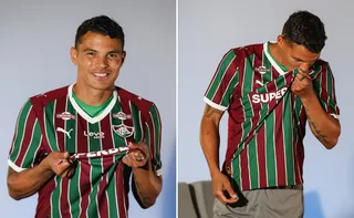 Imagem ilustrativa da imagem Thiago Silva chega ao Brasil e se junta ao elenco do Fluminense