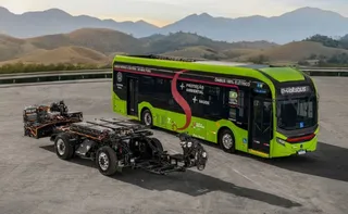 Imagem ilustrativa da imagem Veja a imagem do ônibus elétrico da Volkswagen que será testado no Transcol
