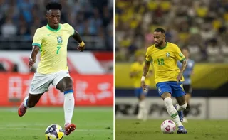 Imagem ilustrativa da imagem Vini Jr. diz que Neymar usará camisa 10 da seleção brasileira na Copa