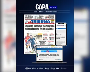 Imagem ilustrativa da imagem Confira os destaques do jornal A Tribuna deste domingo