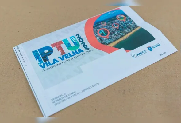 Boleto do IPTU de Vila Velha: Refis dá descontos de 20% a 90% sobre juros e multas, com prazo de até 5 anos