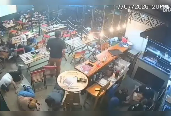 Vídeo registrou momento que atirador promove atentado