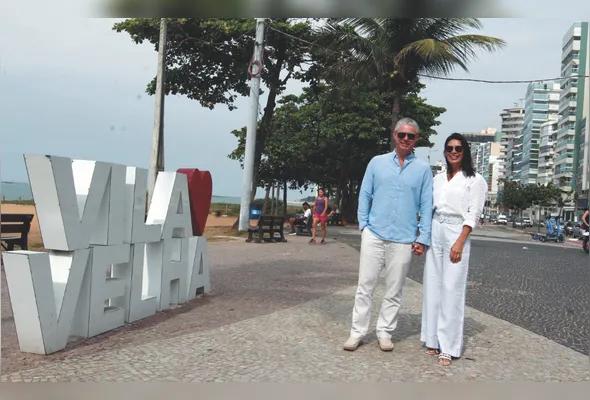 Patrick e Fátima Canal ressaltam as vantagens de viver em Vila Velha