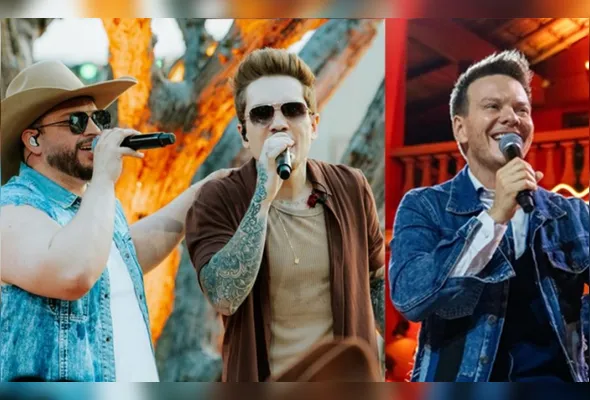 A dupla Felipe e Rodrigo e o cantor Michel Teló são algumas das atrações no Parque de Exposições