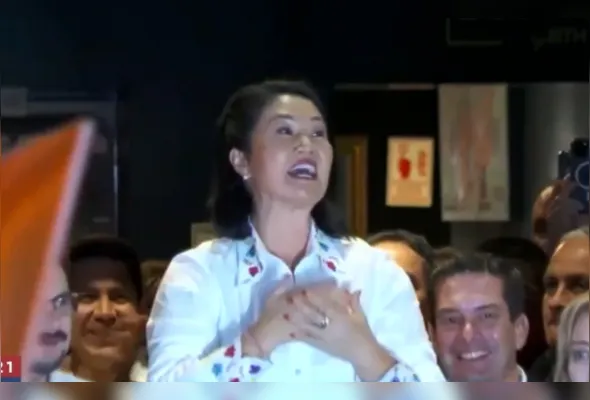 Keiko Fujimori se tornou a virtual presidente do país