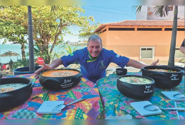 Chef Gilson Surrage vai dar uma aula-show durante o festival que evidencia o preparo do bobó de camarão