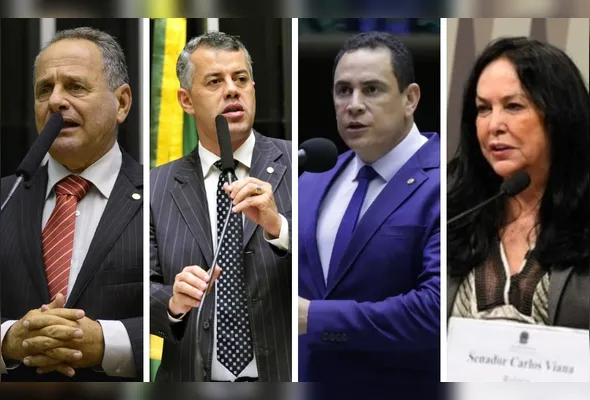 Carlos Manato, Evair de Melo, Da Vitória e Rose de Freitas