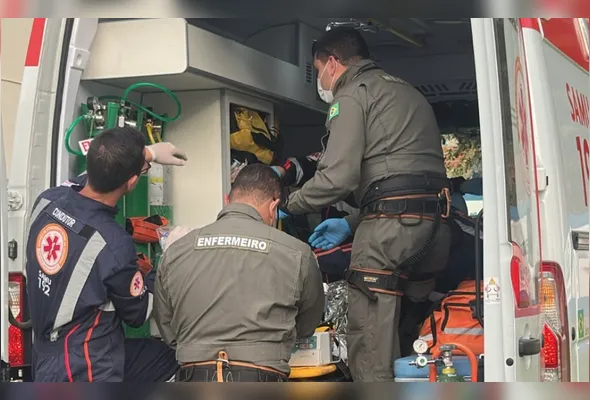 Imagem ilustrativa da imagem Criança de 7 anos sofre queimaduras graves e é transferida de helicóptero