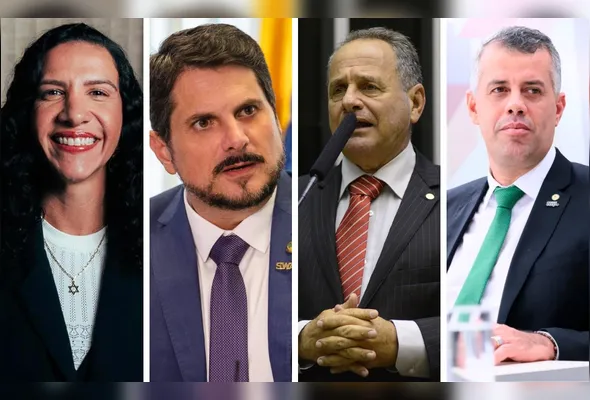 Maguinha Malta, Marcos Do Val, Carlos Manato e Evair de Melo desejam disputar o Senado