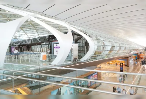 Aeroporto de Ezeiza, onde passageiros desembarcarão após cerca de 3 horas e meia de voo direto de Vitória