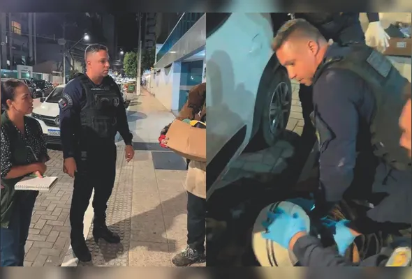 Abordagem ao morador de rua foi feita por assistentes sociais e contou com apoio da Guarda Municipal e Samu