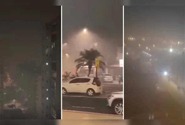 Fumaça e cheiro de queimado tomaram conta dos bairros