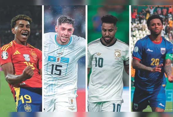 Com três títulos mundiais somados, Espanha e Uruguai são favoritos, enquanto Arábia Saudita e Cabo Verde correm por fora