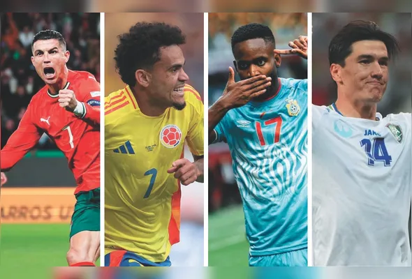 Portugueses e colombianos aparecem à frente na disputa pela classificação. RD Congo e Uzbequistão tentam surpreender