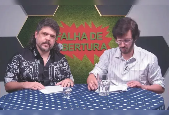 Professor Cerginho (Caíto Mainier) e Craque Daniel (Daniel Furlan)