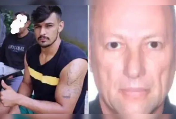 William Santos Monzoli (à esquerda) confessou assassinato de Dante Brito Michelini