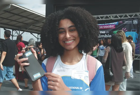 Mariana Souza, 17 anos, aluna do 3º ano do ensino médio e moradora de Cariacica, vai para a Argentina