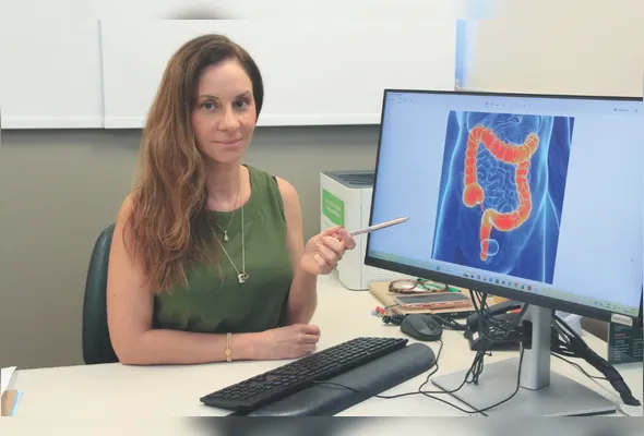 Caroline Secatto explica que, quando os sintomas aparecem, geralmente é sinal de que o câncer evoluiu