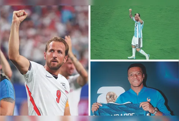 Kane, Mbappé e Kane já fizeram história na primeira rodada do Mundial