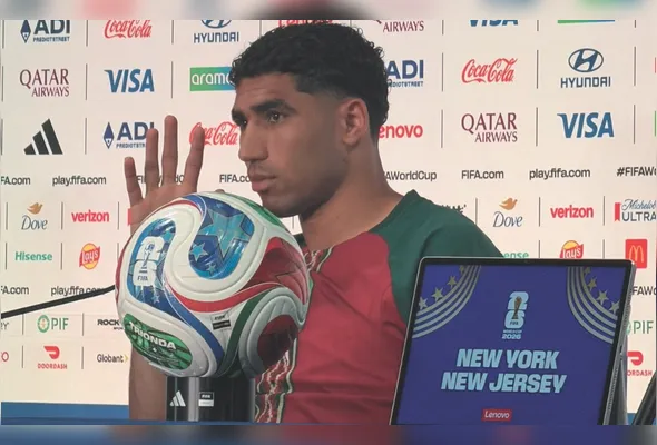 Hakimi é o lateral-direito e estrela de Marrocos no Mundial