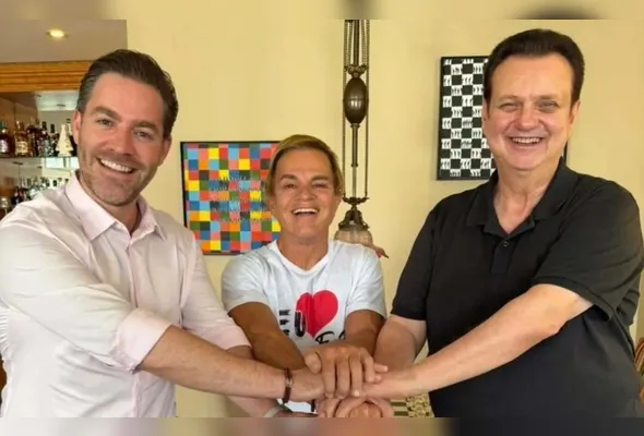 Renzo Vasconcelos, Sergio Meneguelli e Gilberto Kassab