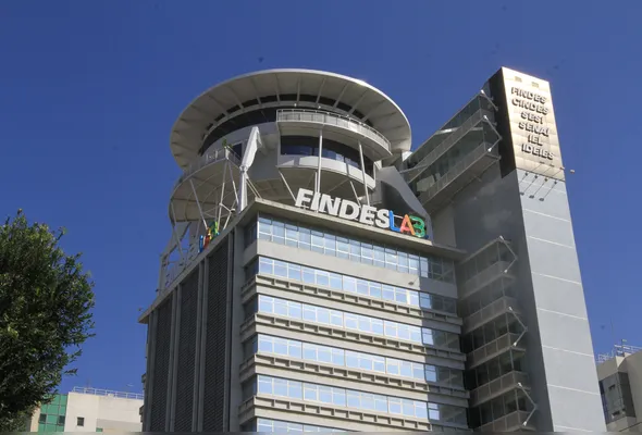 FindesLab, no alto do prédio da Findes, na Reta da Penha
